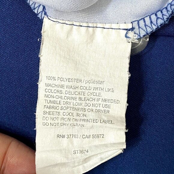 Callaway | Opti Dri Polo Shirt | Blue & Orange | Size: XXL - Picture 3 of 6